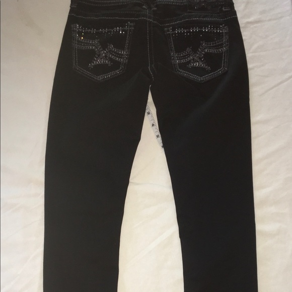 Hydraulic Bailey Super Skinny Black Jeggings - Picture 2 of 4